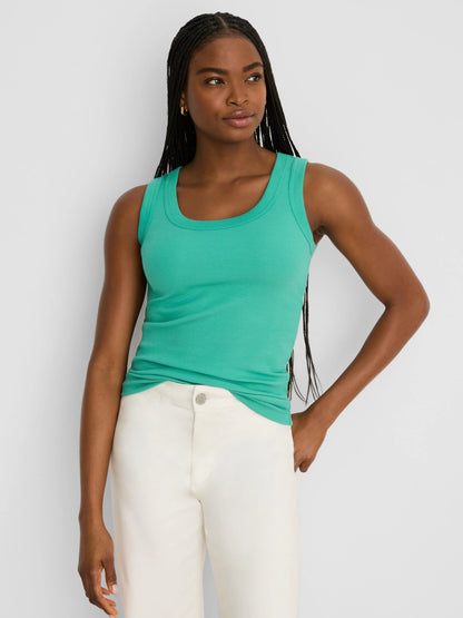 Perfect Knit Rib Scoop Tank
