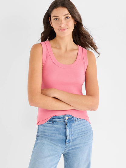 Perfect Knit Rib Scoop Tank