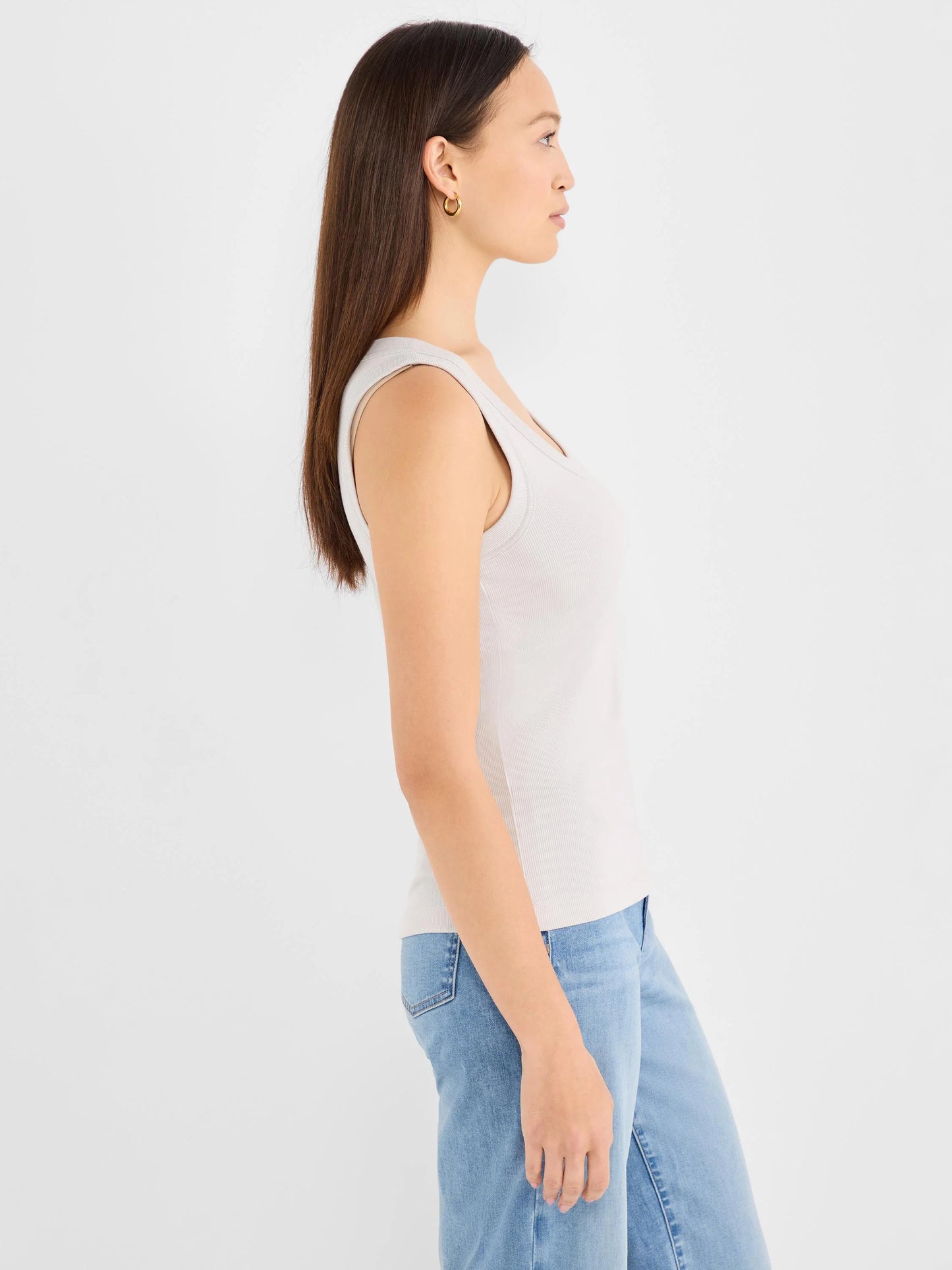 Perfect Knit Rib Scoop Tank