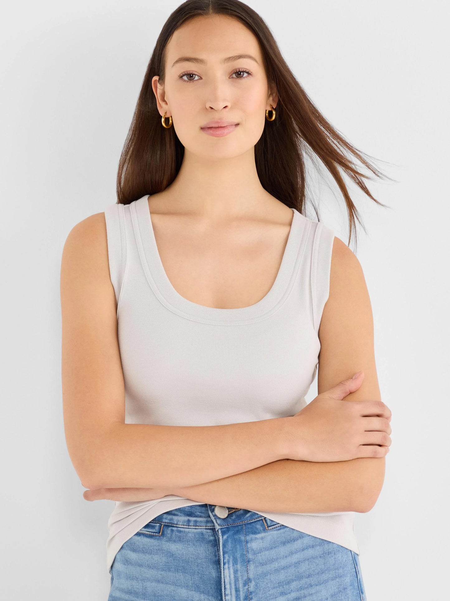 Perfect Knit Rib Scoop Tank