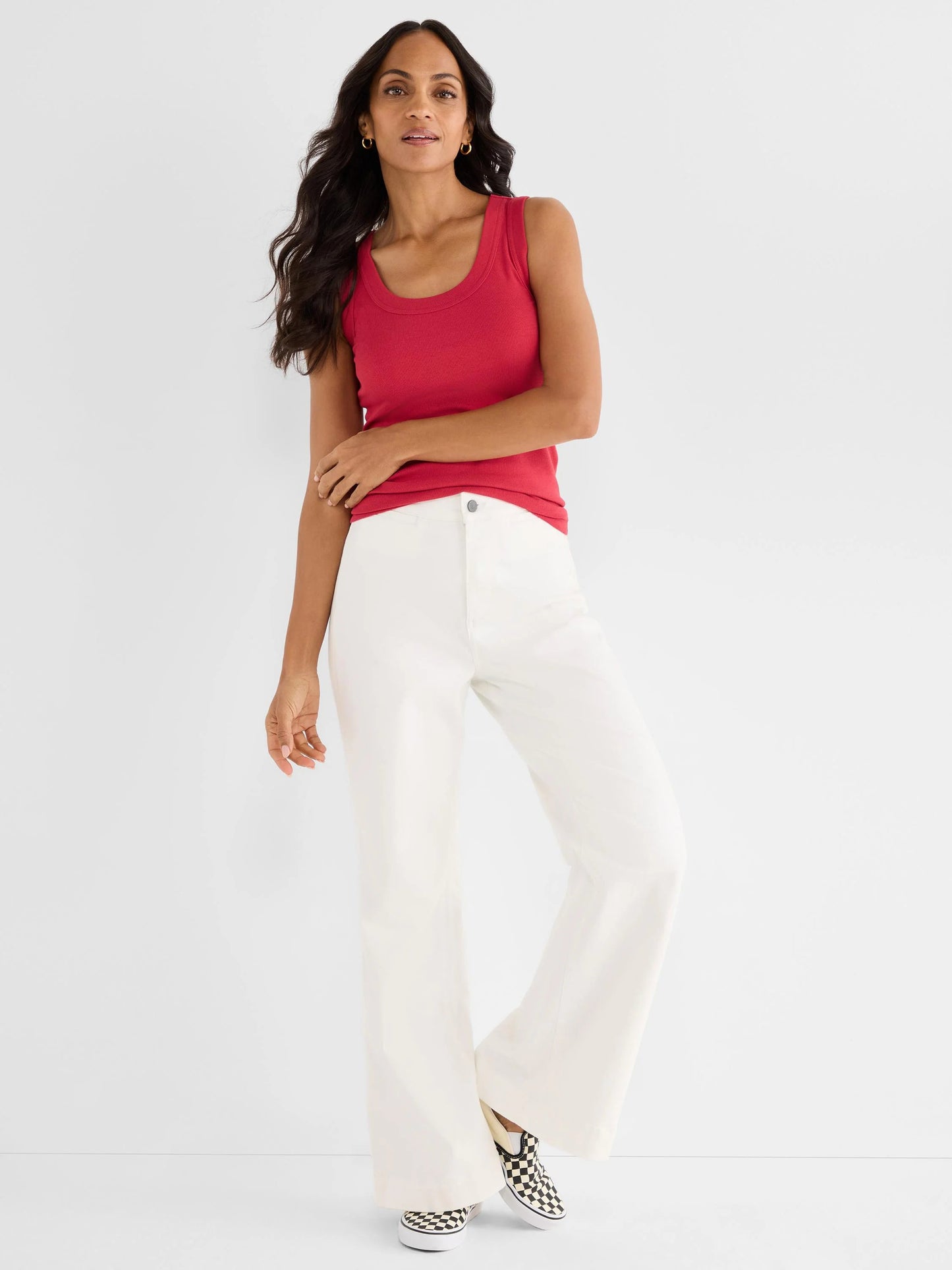 Perfect Knit Rib Scoop Tank