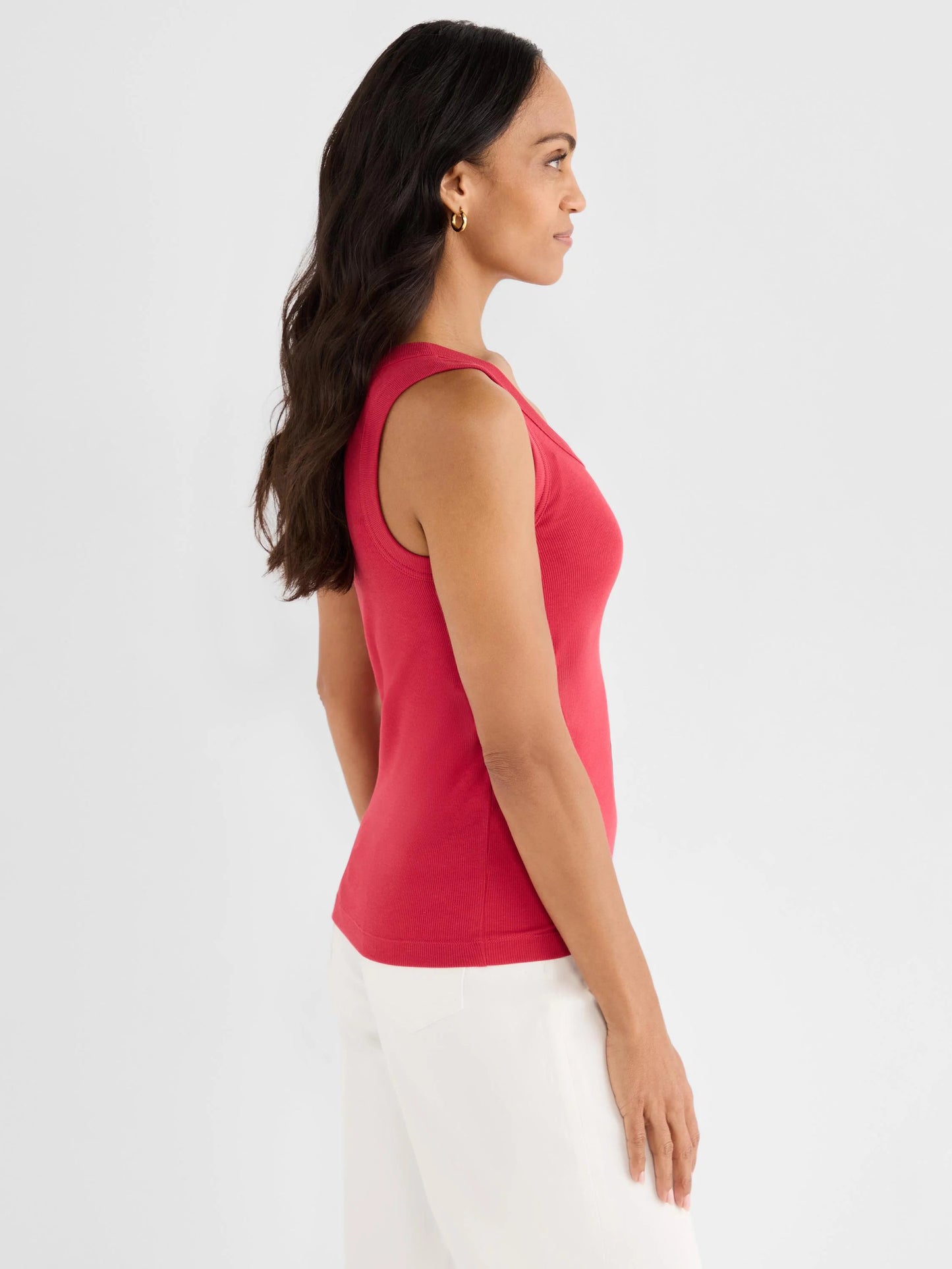 Perfect Knit Rib Scoop Tank