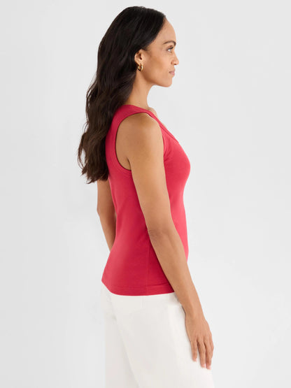Perfect Knit Rib Scoop Tank