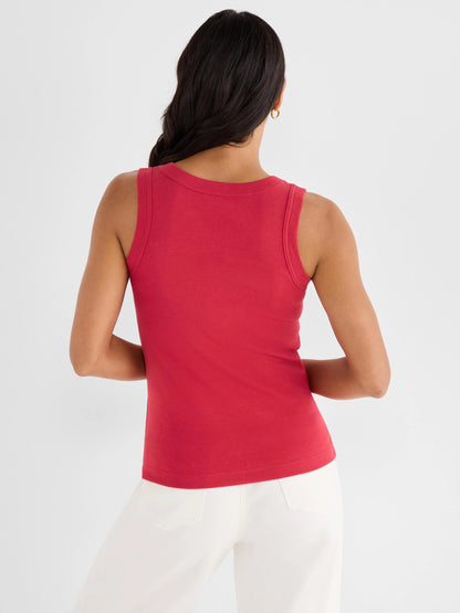 Perfect Knit Rib Scoop Tank
