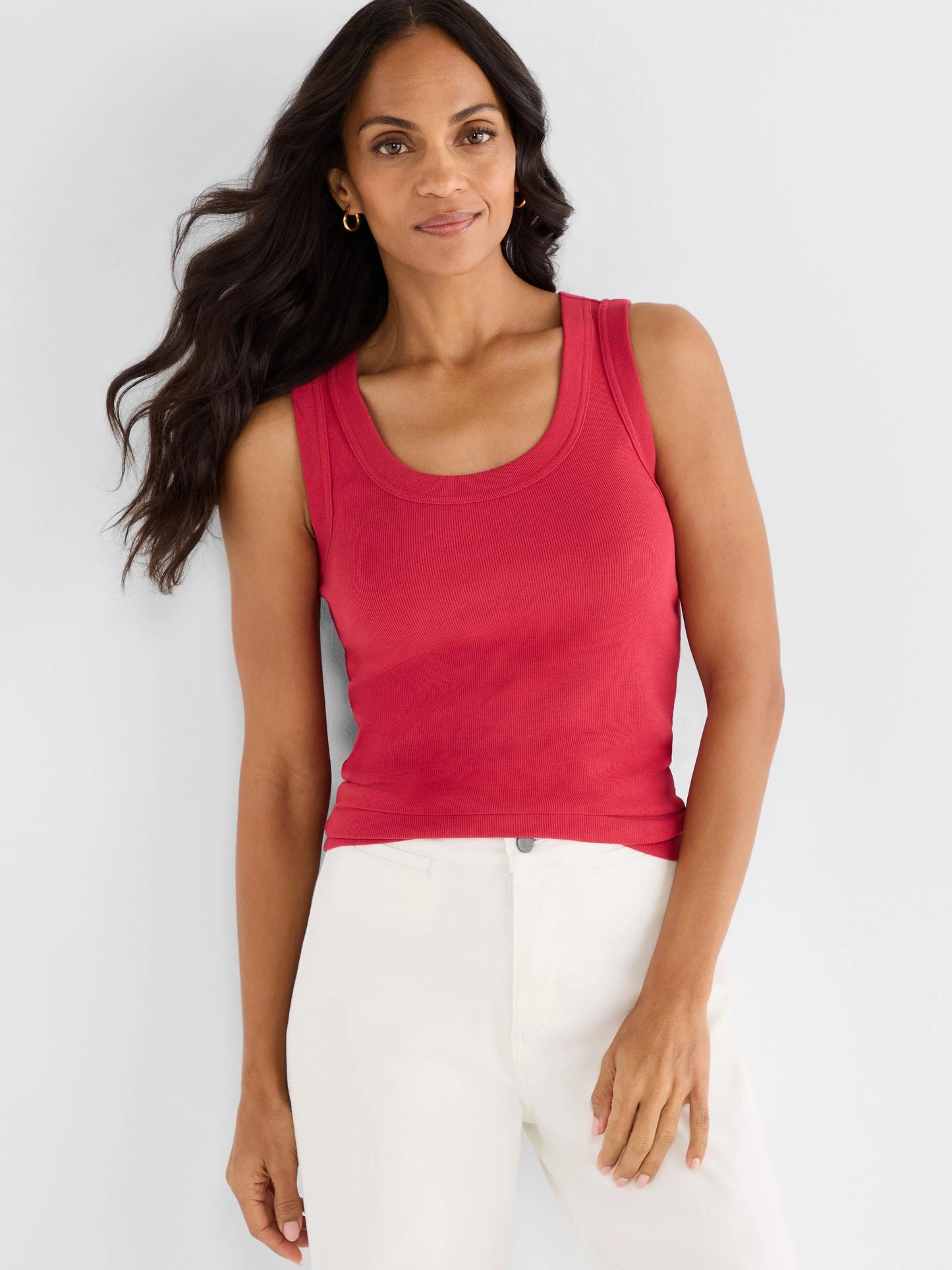 Perfect Knit Rib Scoop Tank