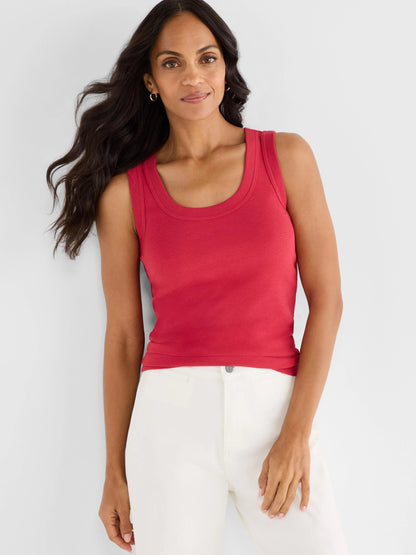 Perfect Knit Rib Scoop Tank