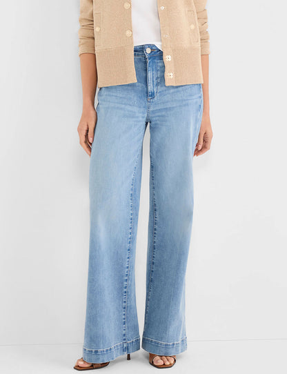Vantage Wide Leg High Rise Jeans