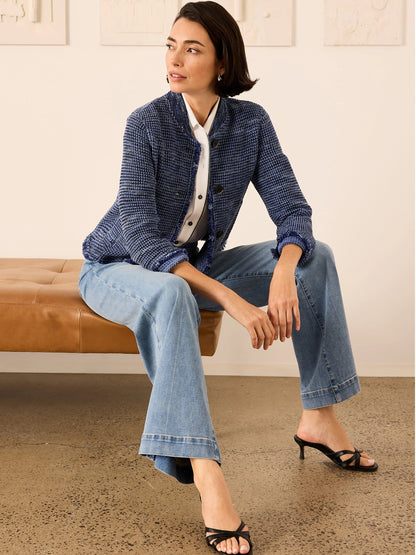 Vantage Wide Leg High Rise Jeans