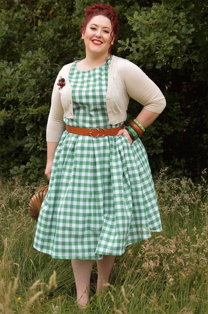 Annie Green Gingham Swing Dress
