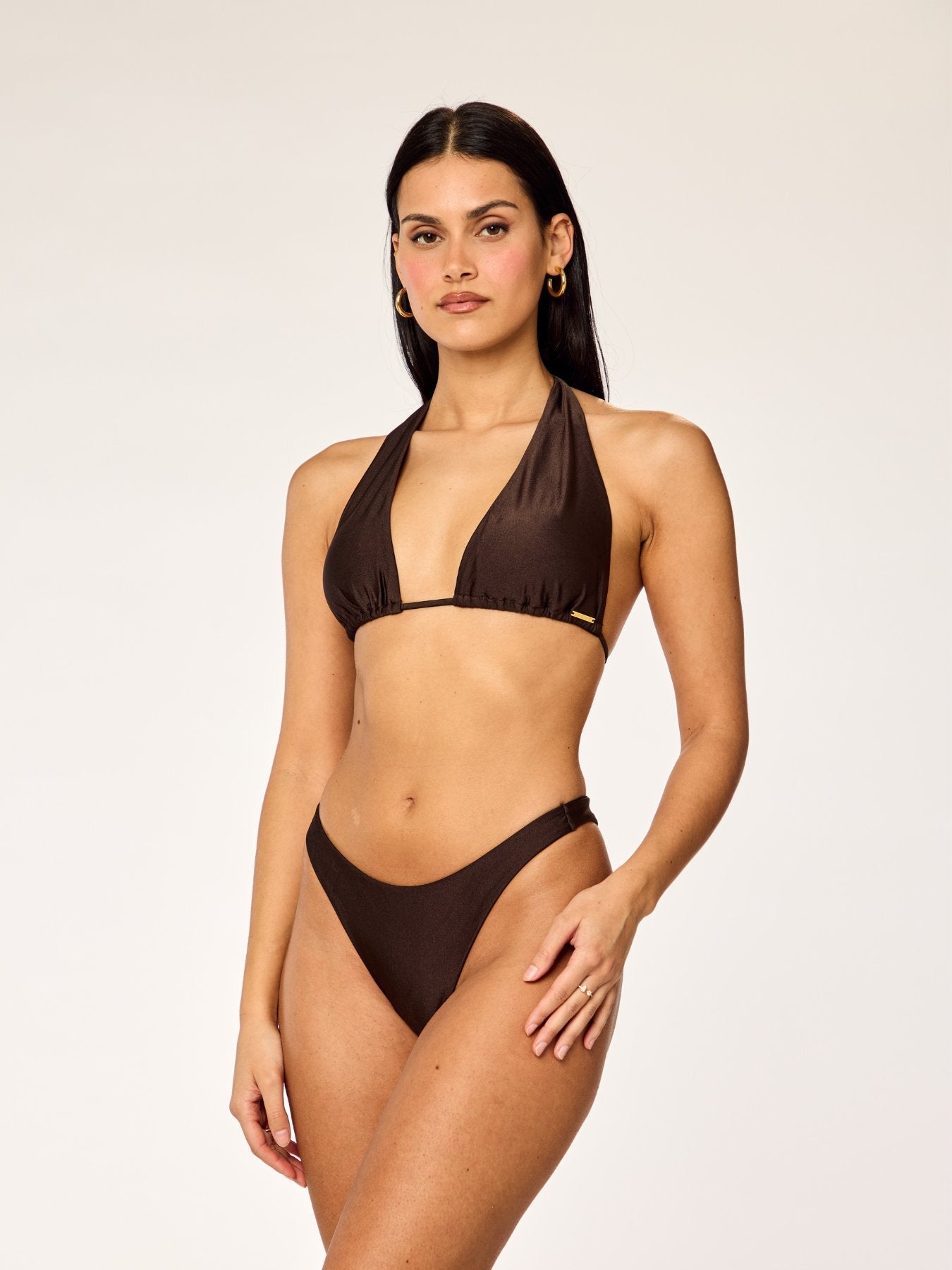 BLOOM - Multiway Top • Shiny Dark Mocha