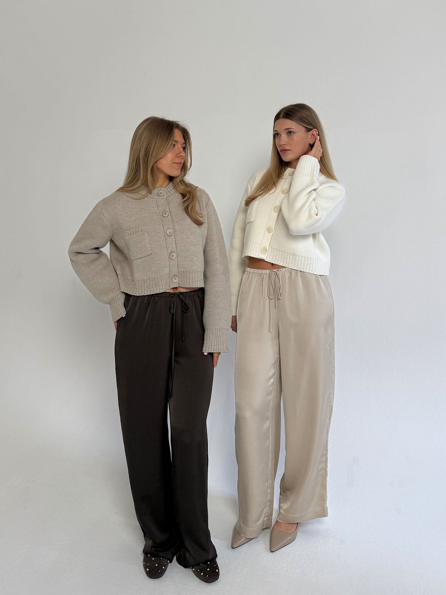 RUNE - Buttoned Cardigan • Cloud