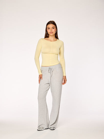 SMOOTH - Longsleeve • Lemon