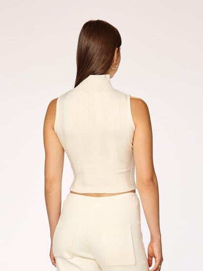 DRIFT - High Neck Top • Cotton