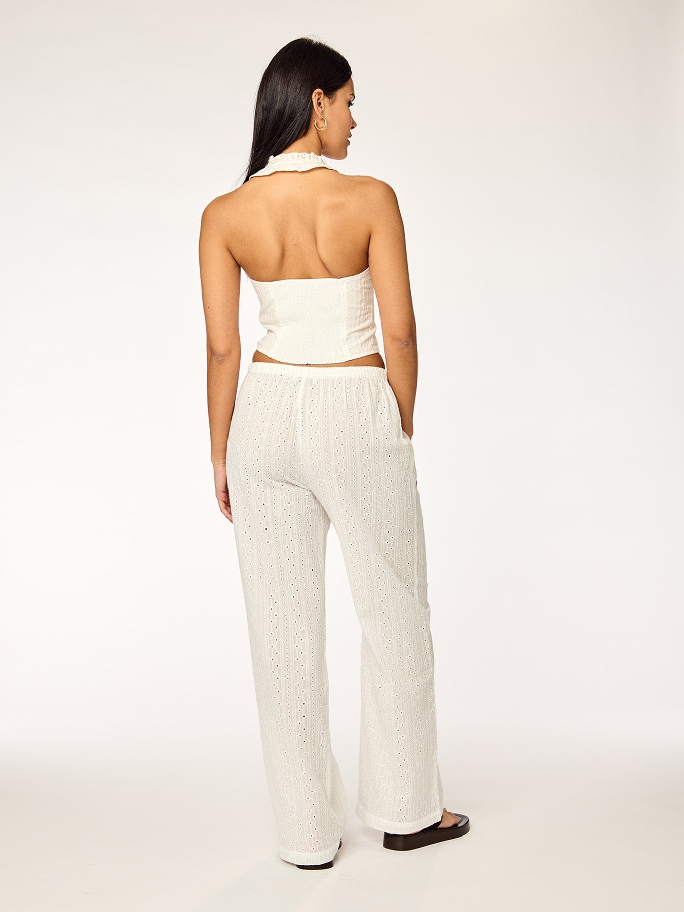 BREEZE - Halter Top • White