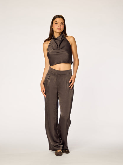 IVY - Suit Pants • Dark Oak