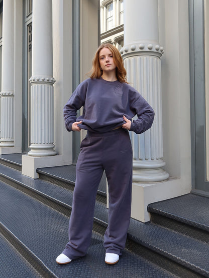 ESSENTIALS - Straight Leg Sweatpants • Steel
