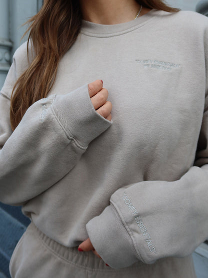 ESSENTIALS - Sweatshirt • Stone