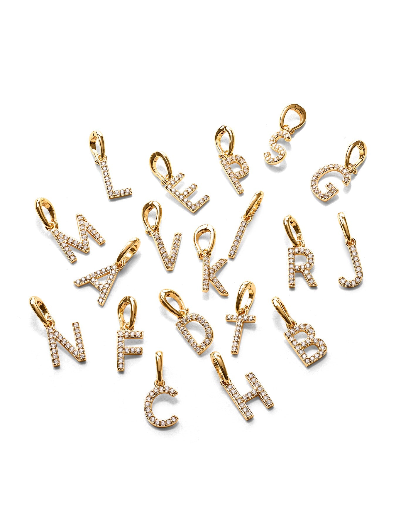 INITIAL - Charm • Color: Gold Vermeil