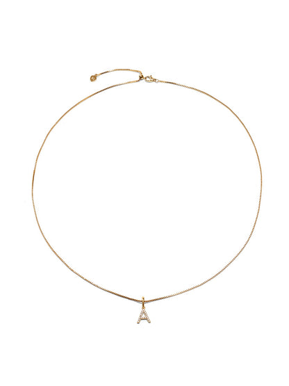 INITIAL - Charm • Color: Gold Vermeil