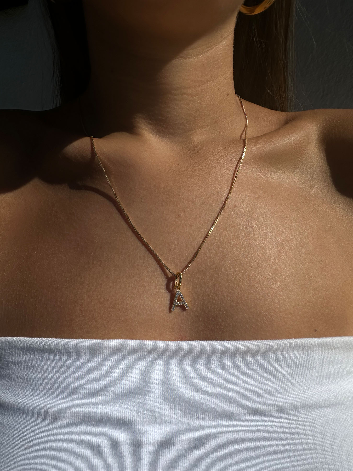 INITIAL - Charm • Color: Gold Vermeil
