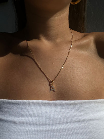 INITIAL - Charm • Color: Gold Vermeil