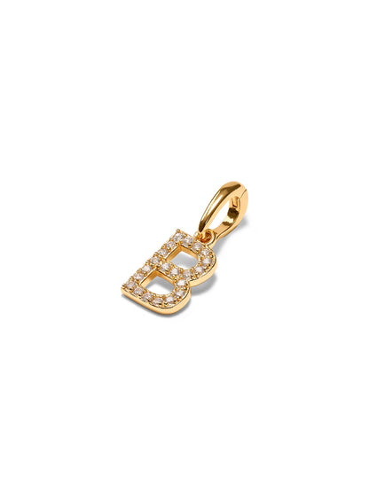 INITIAL - Charm • Color: Gold Vermeil