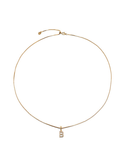 INITIAL - Charm • Color: Gold Vermeil