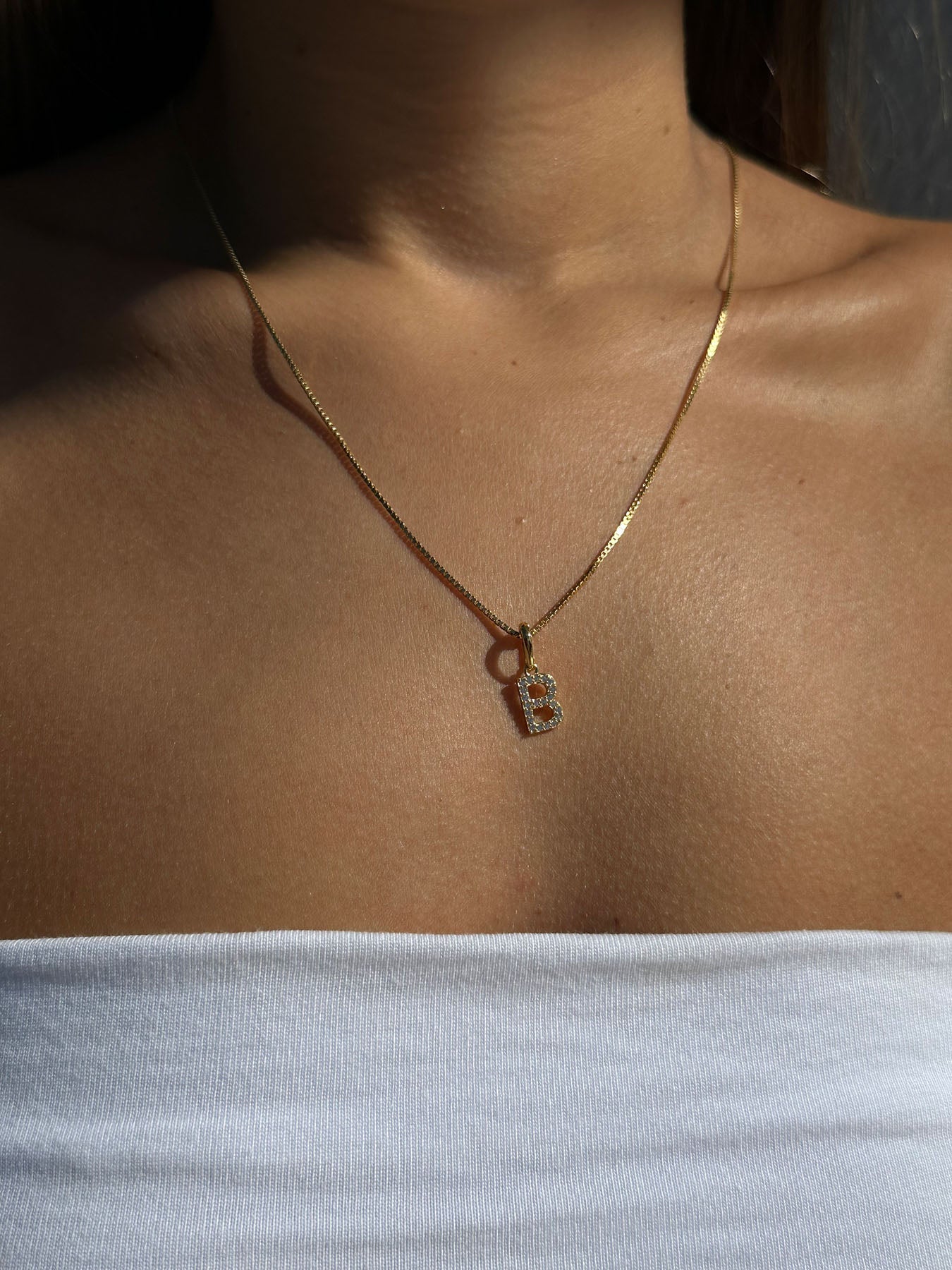 INITIAL - Charm • Color: Gold Vermeil