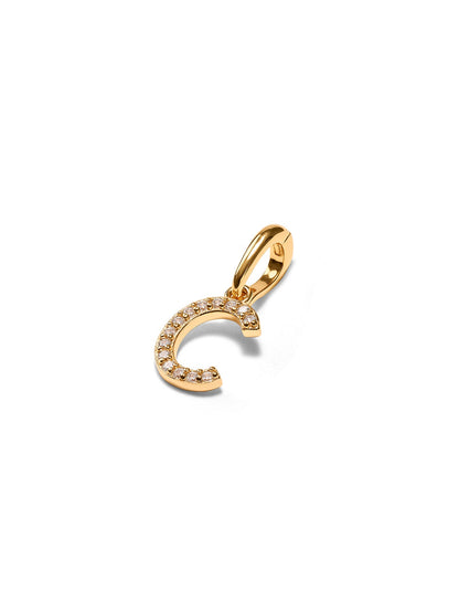 INITIAL - Charm • Color: Gold Vermeil