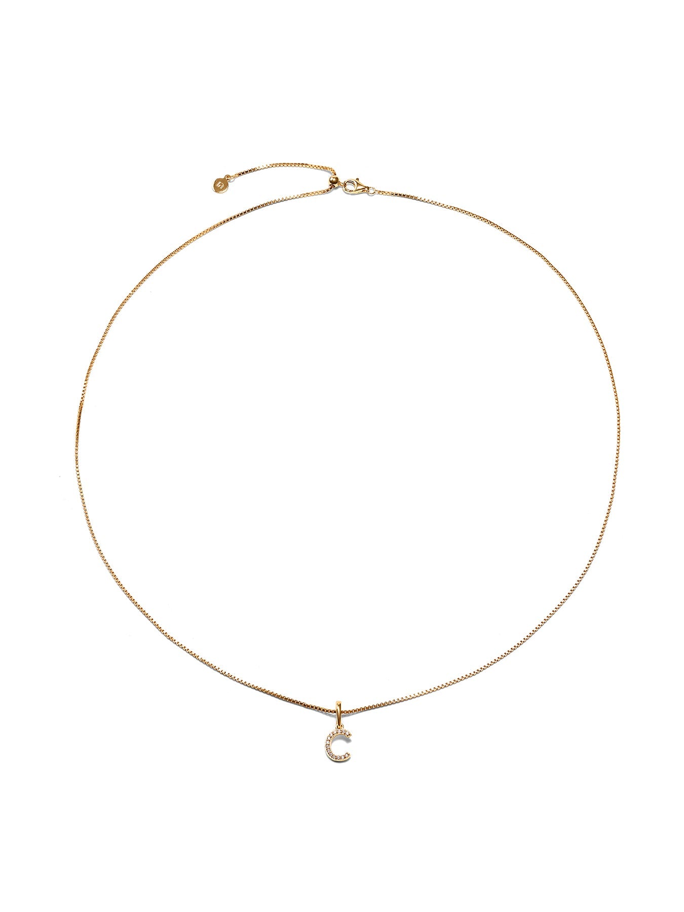 INITIAL - Charm • Color: Gold Vermeil