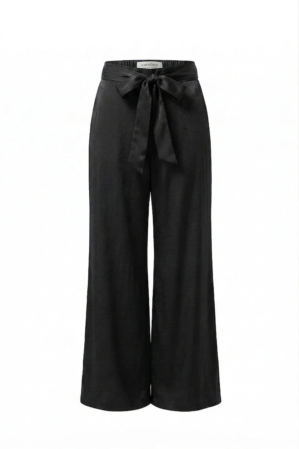 Sienna Tie Waist Wide Leg Pants Black