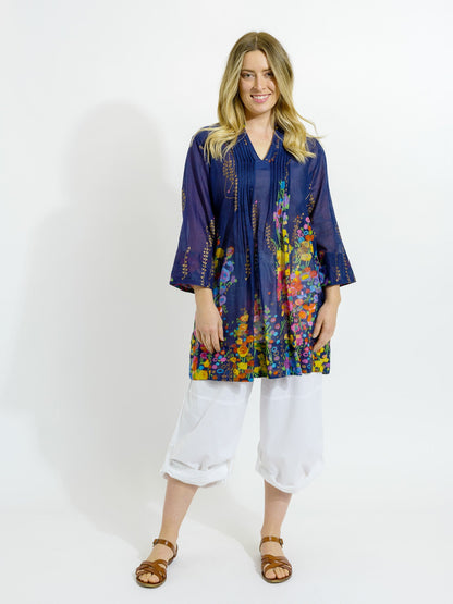 Tully Top in Navy Spring