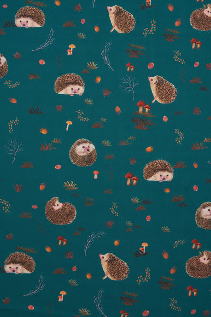 Amanda Teal Hedgehog Swing Dress