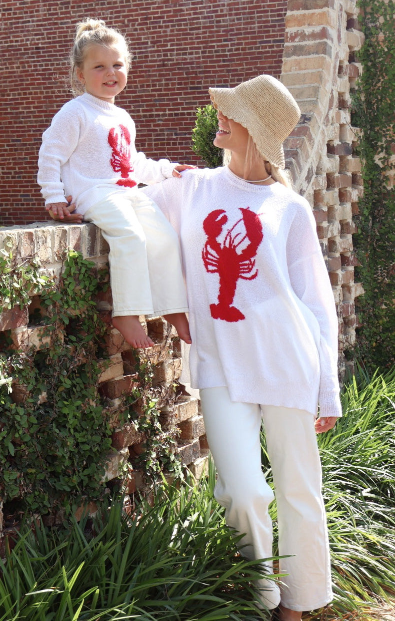 Woodsy Sweater ~ Lobster Knit