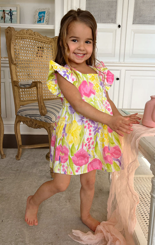 Poppy Dress ~ Blooming Tulips