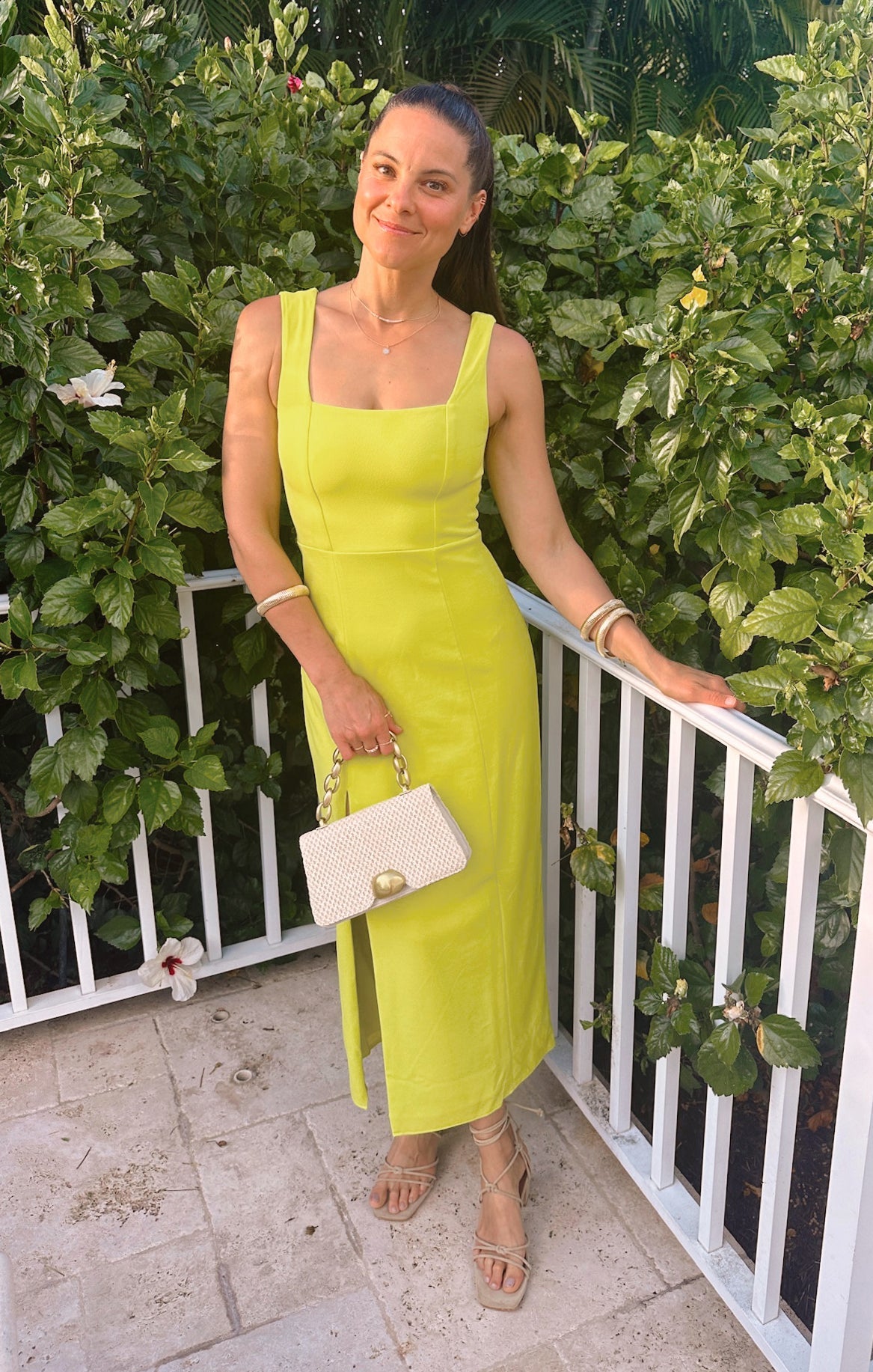 Eden Midi Dress ~ Citrine Stretch