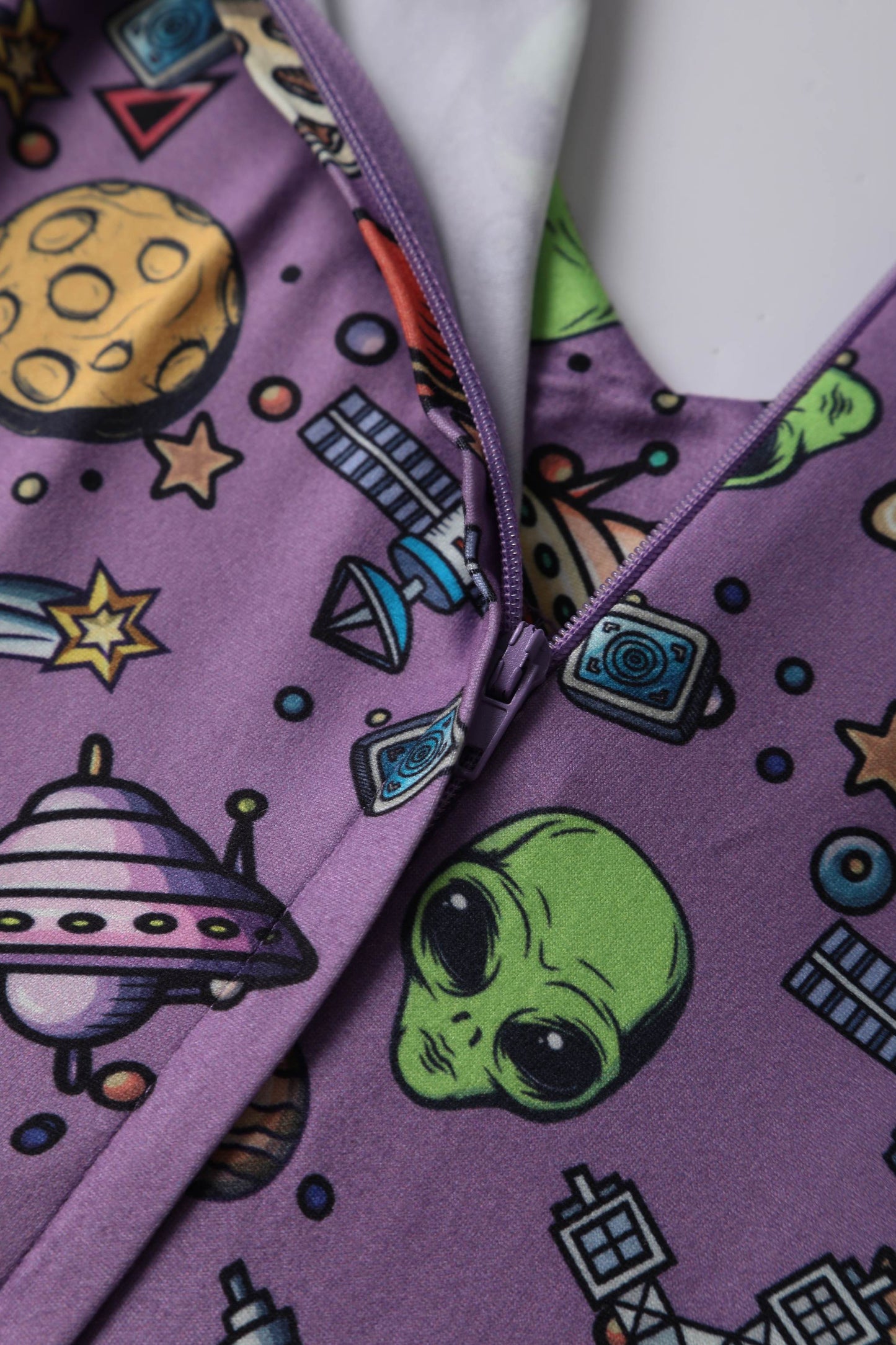Billie Purple UFO & Alien Dress