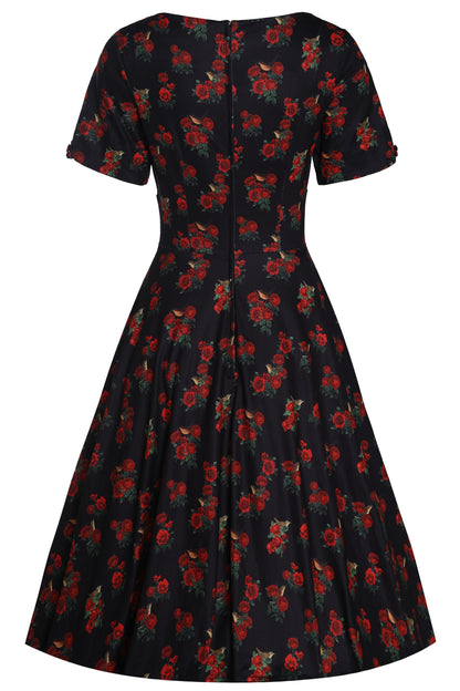 Brenda Rose & Bird Flared Dress