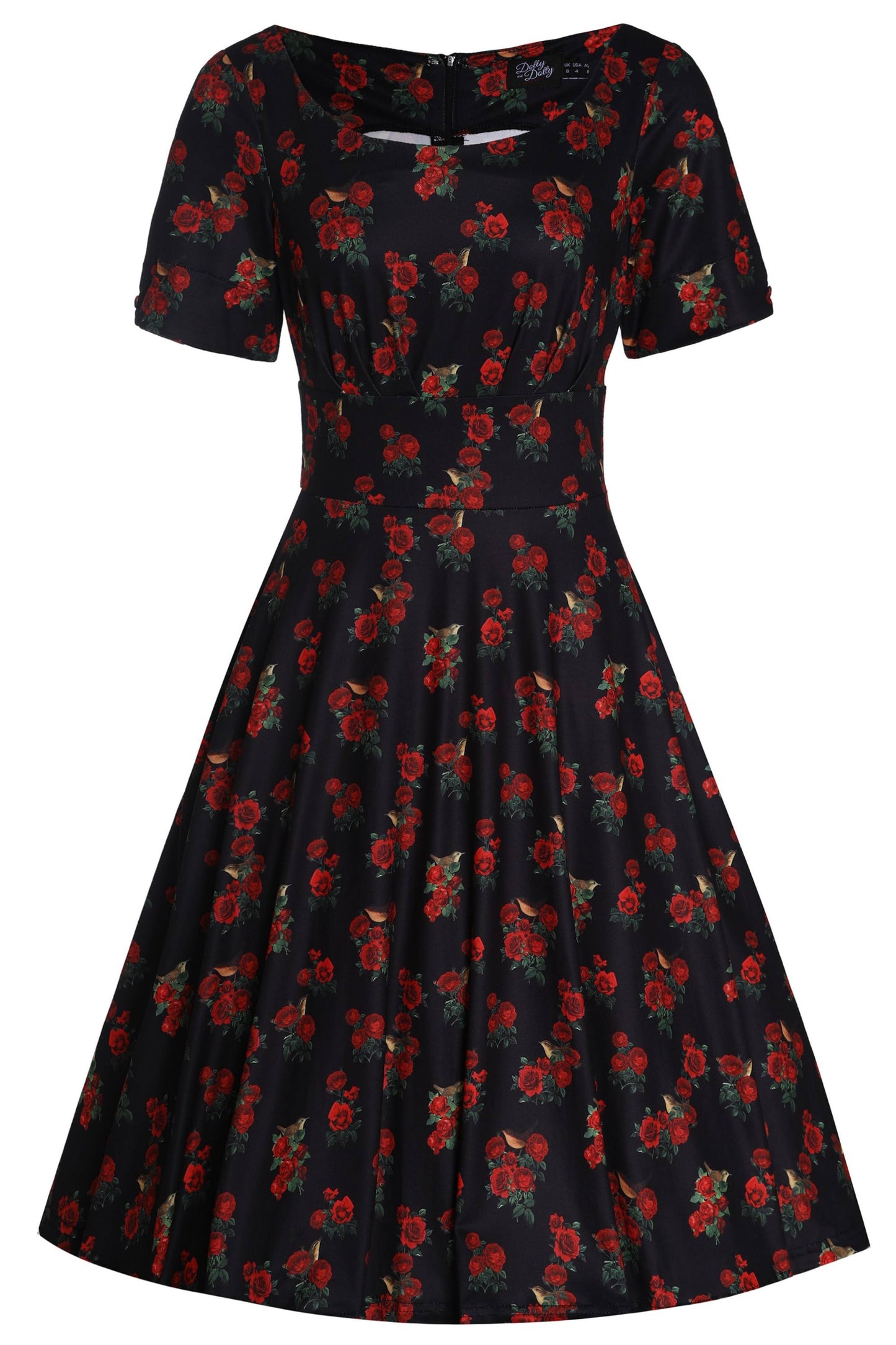 Brenda Rose & Bird Flared Dress