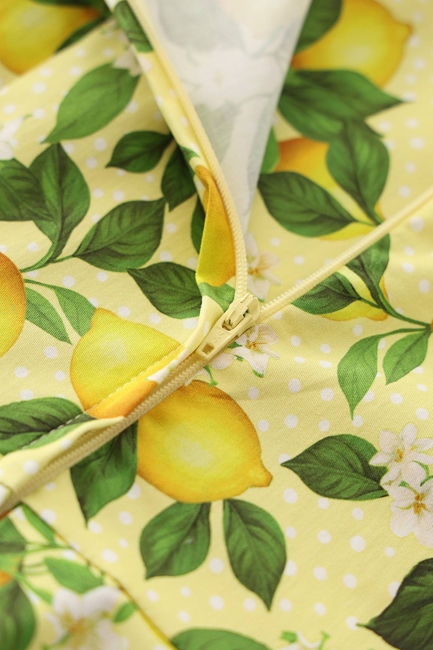 Ophelia Yellow Lemon Midi Dress