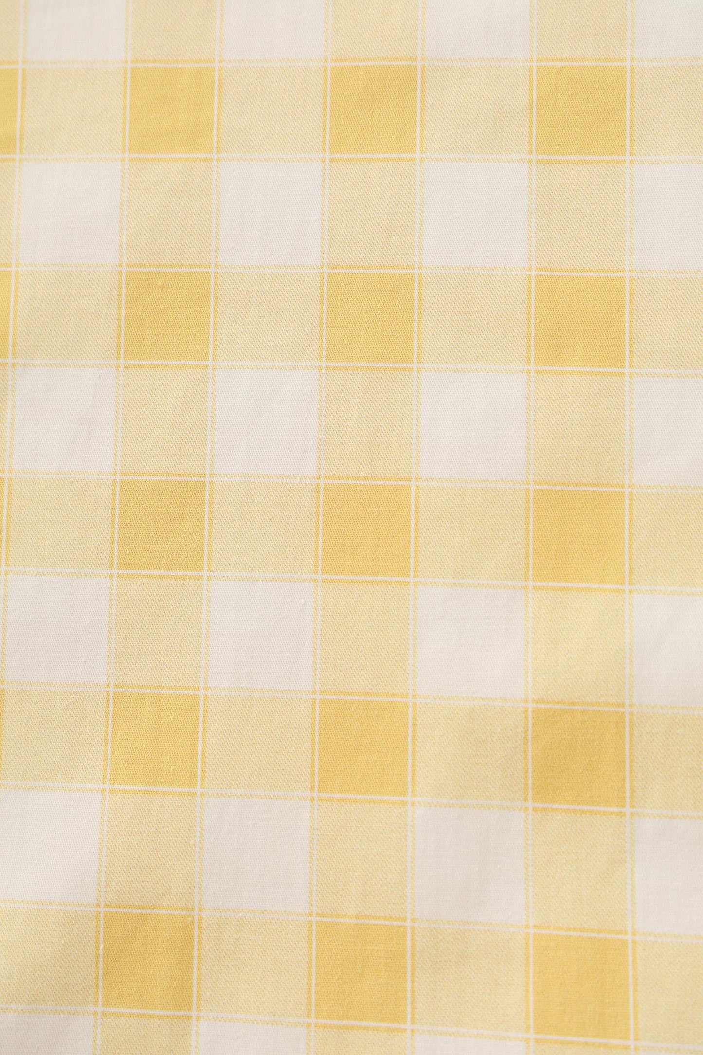 Amanda Yellow Gingham Swing Dress