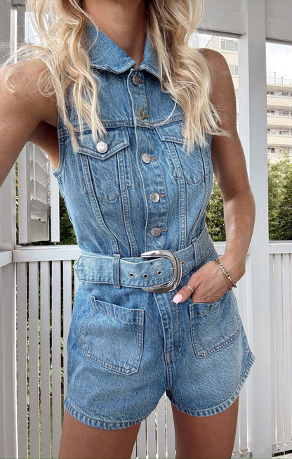 Rancho Mirage Romper ~ Hailstorm