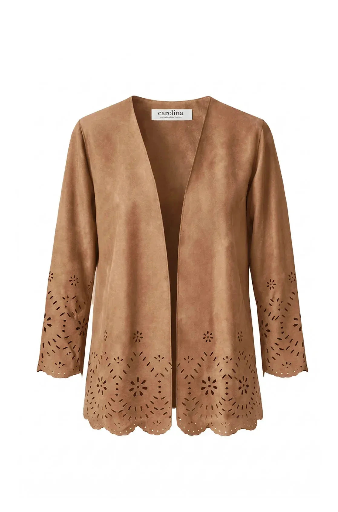 Valentina Floral Detail Jacket Taupe