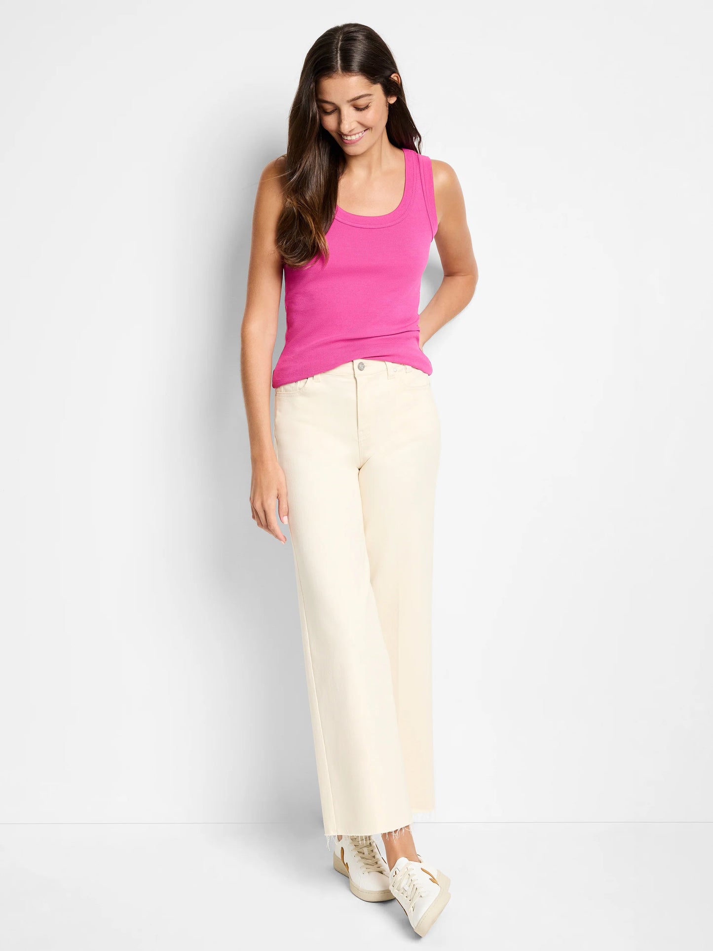 Perfect Knit Rib Scoop Tank
