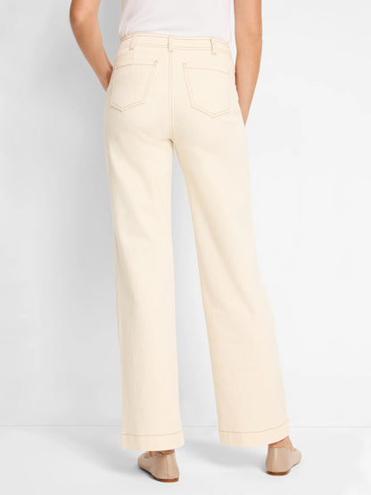 High Rise Wide Leg Pocket Jeans
