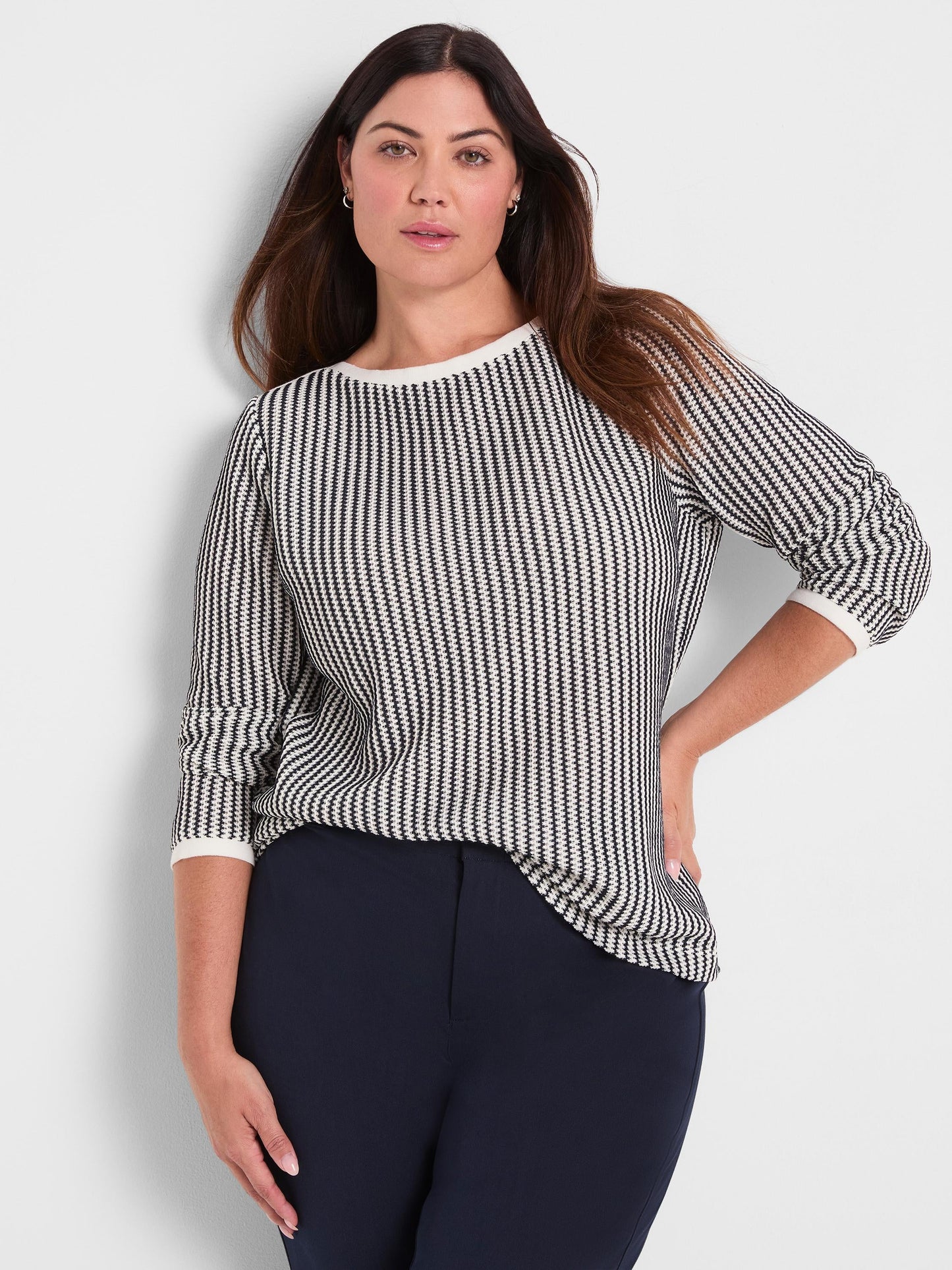 Zig Zag Knit Top