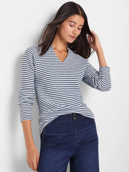 Soft Thermal Split Neck Top
