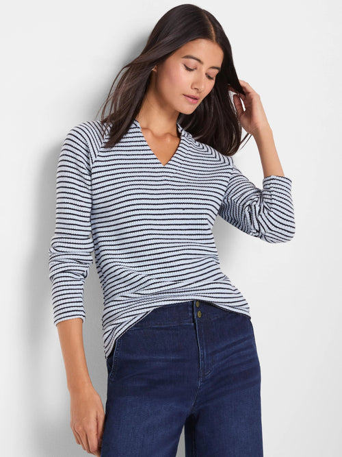 Soft Thermal Split Neck Top