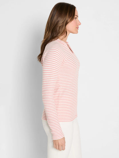 Soft Thermal Split Neck Top