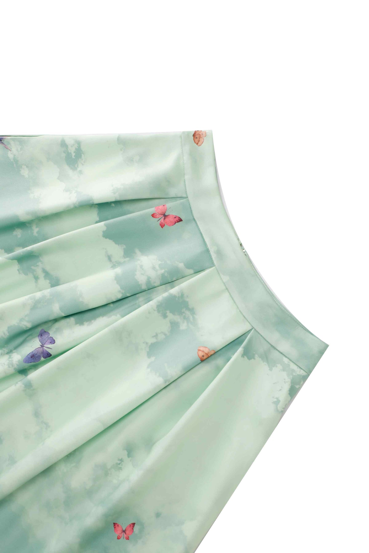 Aisley Fairy Land Pleated Midi Skirt